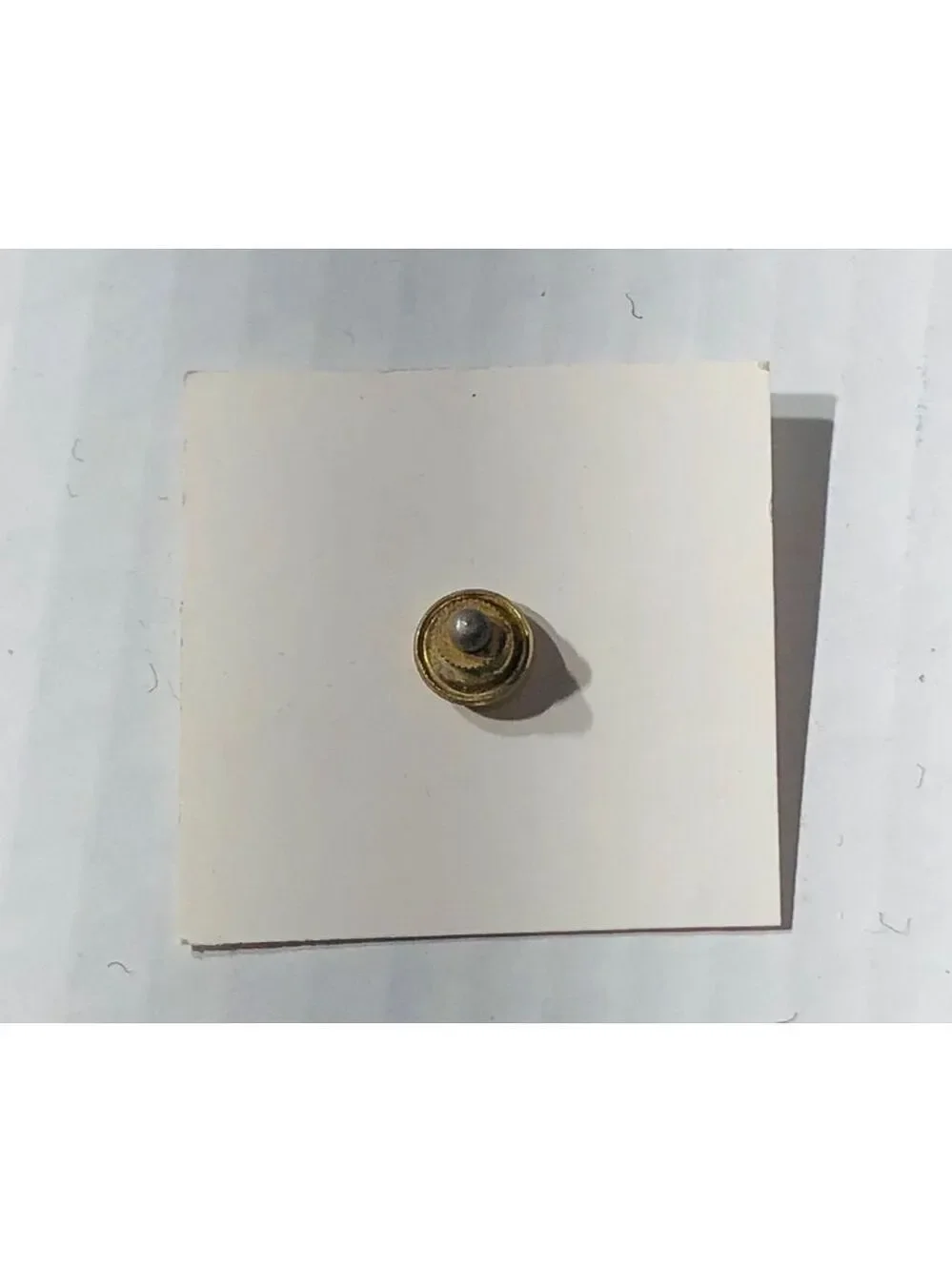 Stove Pipe Wells Landscape Enamel Lapel Pin Gold Tone